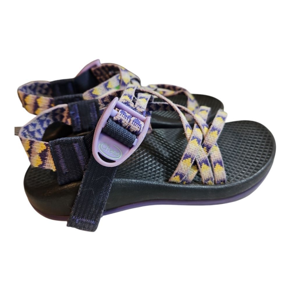 Chaco Ecotread Girls Size 1.5Y Purple Beach Outdoor Sports Sandals - Picture 3 of 6